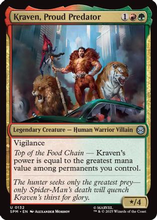 Kraven, Proud Predator (132) Foil - Marvel's Spider-Man