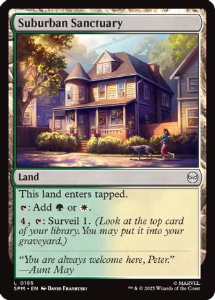 Suburban Sanctuary (185) Foil - Marvel's Spider-Man
