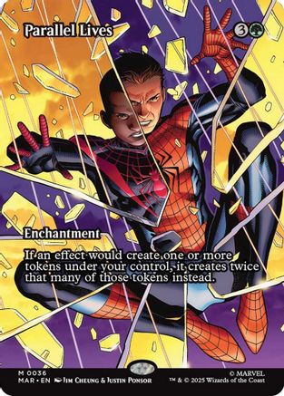 Parallel Lives (Borderless) (036) Foil - Marvel Eternal-Legal