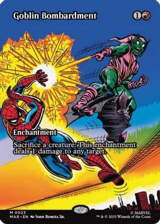 Goblin Bombardment (023) Foil - Marvel Universe