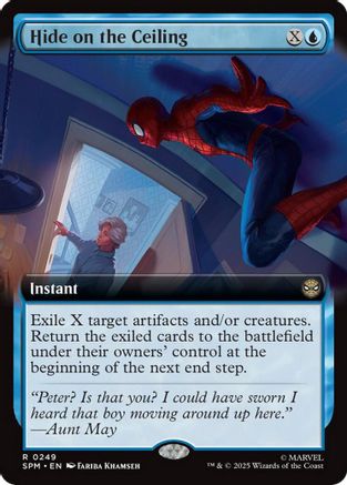 Hide on the Ceiling (Extended Art) (249) Foil - Marvel's Spider-Man