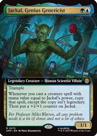 Jackal, Genius Geneticist (Extended Art) (272) Foil - Marvel's Spider-Man