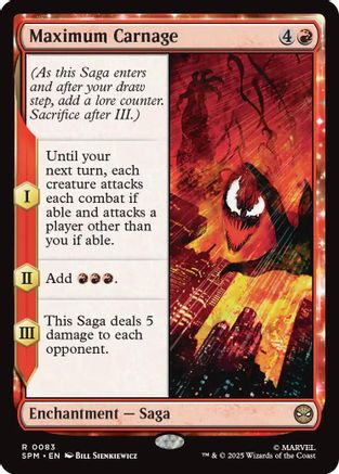 Maximum Carnage (083) Foil - Marvel's Spider-Man