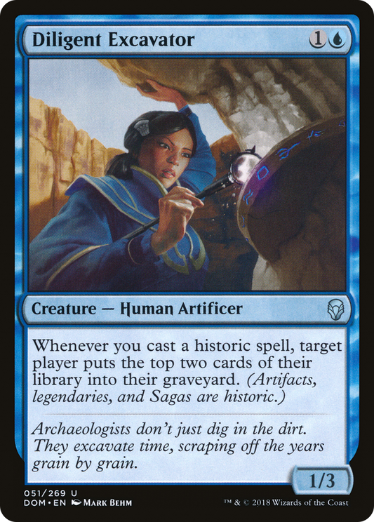 Diligent Excavator [Dominaria] Foil