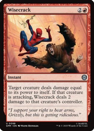 Wisecrack (098) Foil - Marvel's Spider-Man