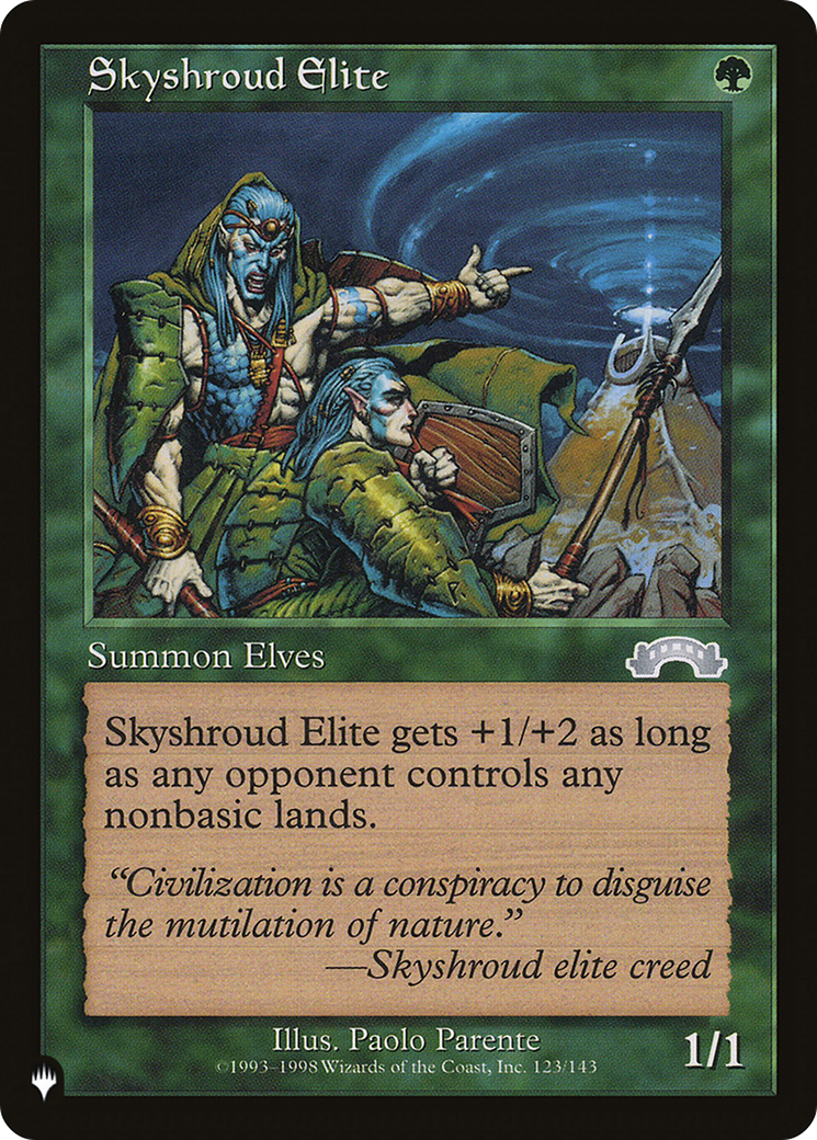 Skyshroud Elite (Retro) (EXO-123) - The List
