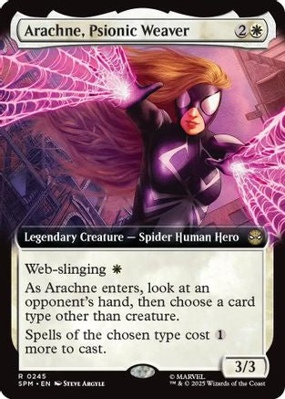 Arachne, Psionic Weaver (Extended Art) (245) Foil - Marvel's Spider-Man