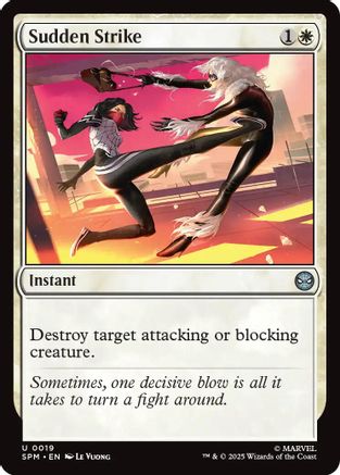 Sudden Strike (019) Foil - Marvel's Spider-Man