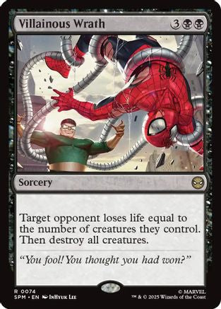 Villainous Wrath (074) Foil - Marvel's Spider-Man