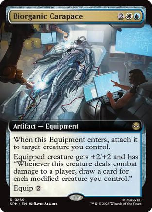 Biorganic Carapace (Extended Art) (269) Foil - Marvel's Spider-Man