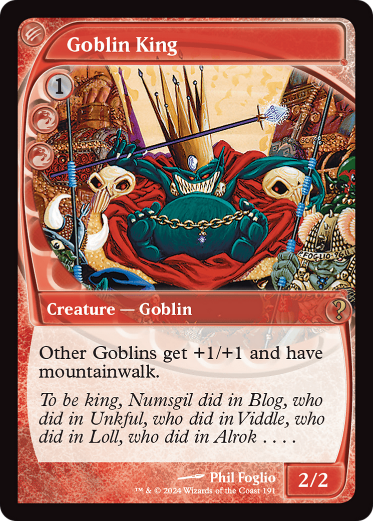 Goblin King (Future Sight) (191) - Mystery Booster 2