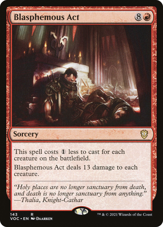 Blasphemous Act (143) - Crimson Vow Commander