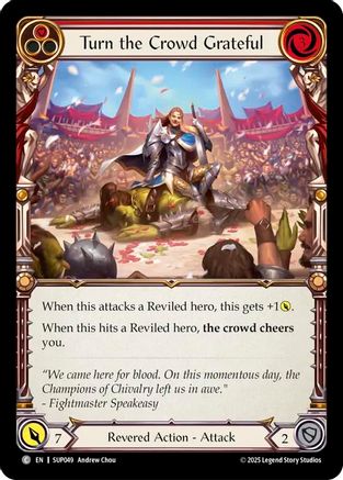 Turn the Crowd Grateful (Red) (SUP049)  - Super Slam