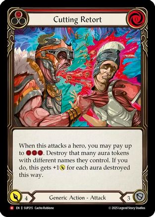 Cutting Retort (SUP215) Rainbow Foil - Super Slam