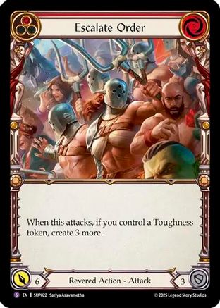 Escalate Order (SUP022) Rainbow Foil - Super Slam