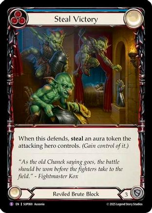Steal Victory (SUP069) Rainbow Foil - Super Slam