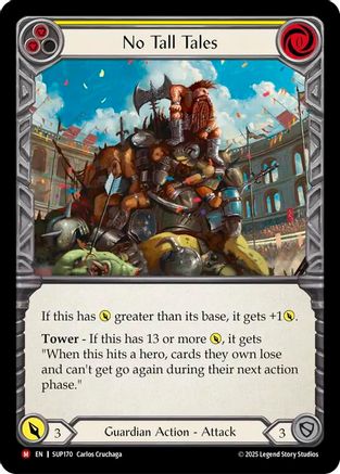No Tall Tales (SUP170) Rainbow Foil - Super Slam