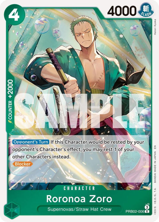 Roronoa Zoro (PRB02-006) Foil