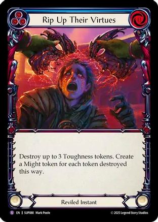 Rip Up Their Virtues (SUP088) Rainbow Foil - Super Slam