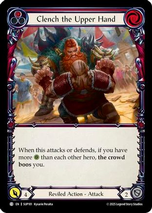 Clench the Upper Hand (Red) (SUP101)  - Super Slam