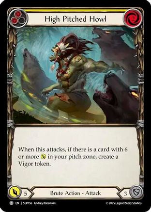 High Pitched Howl (Yellow) (SUP156)  - Super Slam