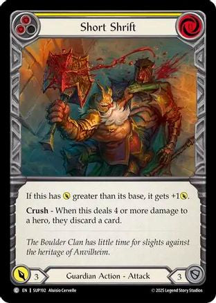 Short Shrift (SUP192) Rainbow Foil - Super Slam