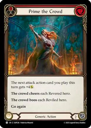 Prime the Crowd (Red) (SUP236)  - Super Slam