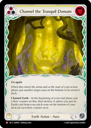 Channel the Tranquil Domain (Extended Art) (SUP263) Cold Foil - Super Slam