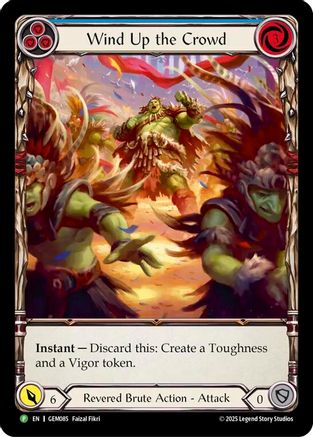 Wind Up the Crowd (GEM085) Rainbow Foil - GEM Pack 3