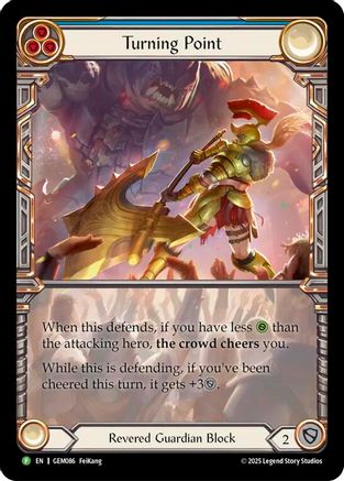 Turning Point (GEM086) Rainbow Foil - GEM Pack 3