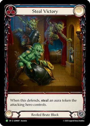 Steal Victory (GEM087) Rainbow Foil - GEM Pack 3