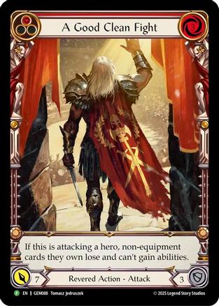 A Good Clean Fight (GEM088) Rainbow Foil - GEM Pack 3