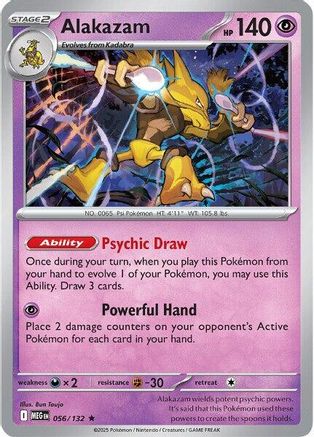 Alakazam (56) Reverse Holofoil - Mega Evolution