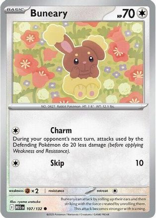 Buneary (107) Reverse Holofoil - Mega Evolution