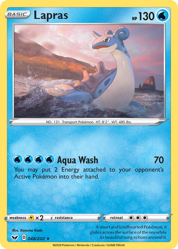 Lapras (048/202) [Sword & Shield: Base Set] | Silver Goblin