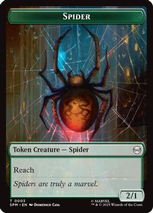 Spider // Illusion Villain Double-Sided Token (3 // 2) - Marvel's Spider-Man
