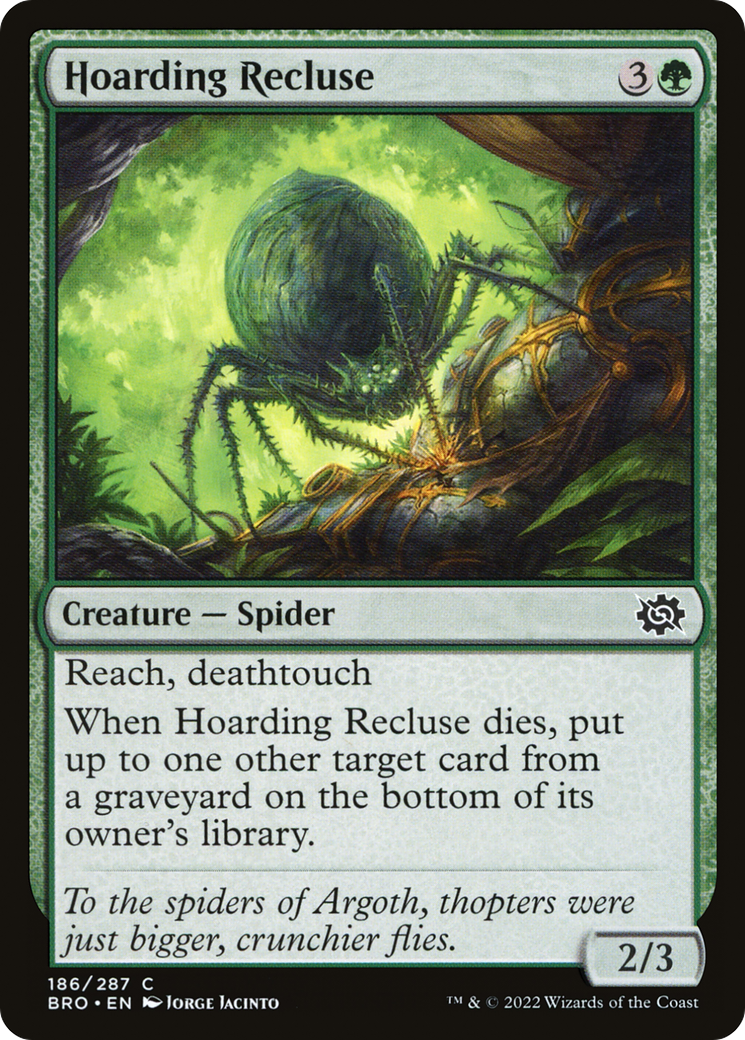 Hoarding Recluse [The Brothers' War] | Silver Goblin