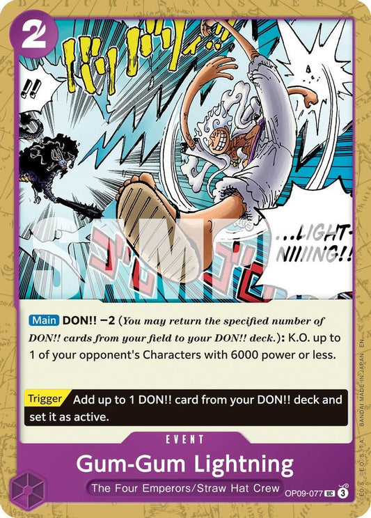 Gum-Gum Lightning (Reprint) (OP09-077)