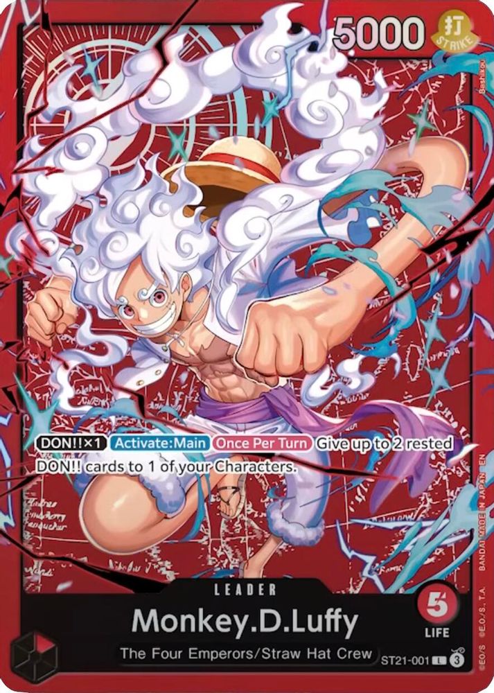 Monkey.D.Luffy (Luffy Deck) (ST21-001) Foil