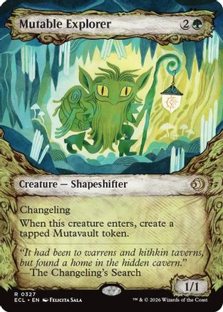 Mutable Explorer (Showcase) (327) Foil - Lorwyn Eclipsed