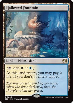 Hallowed Fountain (265) Foil - Lorwyn Eclipsed