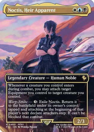 Noctis, Heir Apparent (Borderless) (460) - Commander: FINAL FANTASY