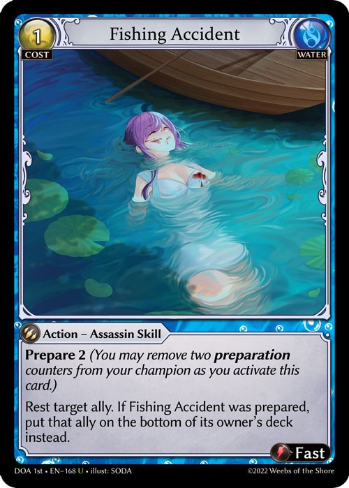 Fishing Accident (168) [Dawn of Ashes: 1st Edition] Foil