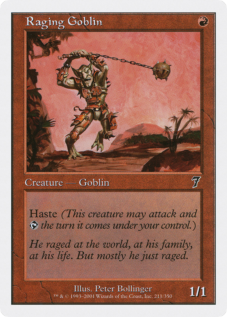 Raging Goblin (211) - Seventh Edition