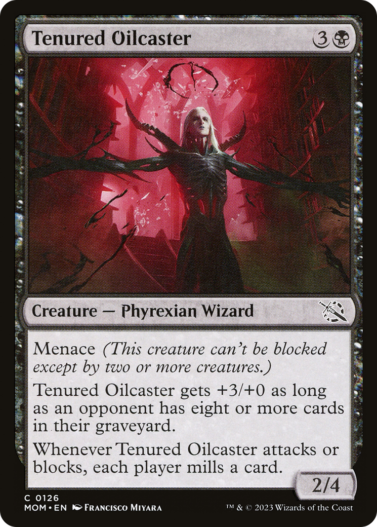 Tenured Oilcaster (126) Foil - March of the Machine
