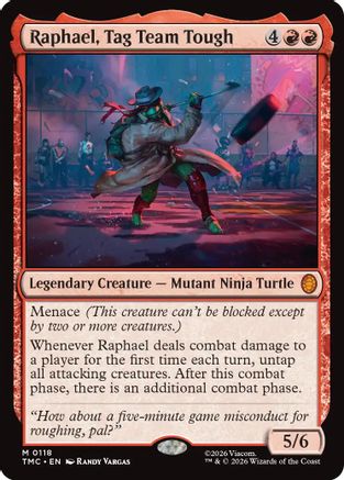 Raphael, Tag Team Tough (118) - Commander: Teenage Mutant Ninja Turtles