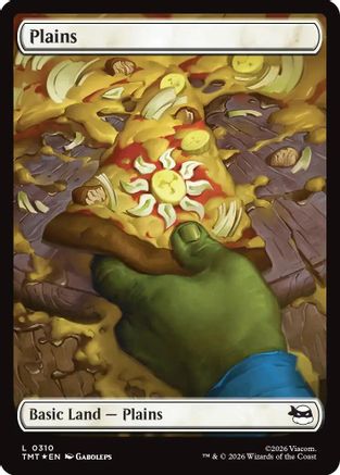 Plains (Surge Foil) (310) Foil - Teenage Mutant Ninja Turtles
