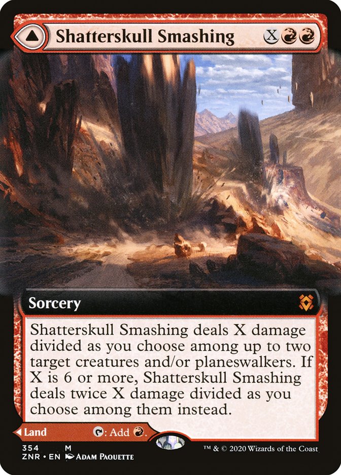 Shatterskull Smashing (Extended Art) (354) Foil - Zendikar Rising