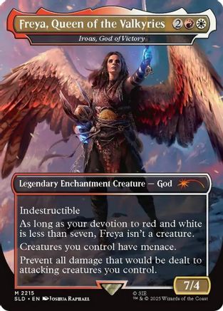 Freya, Queen of the Valkyries – Iroas, God of Victory (2215) Foil - Secret Lair Drop Series