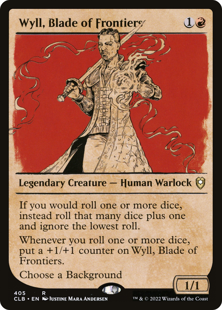 Wyll, Blade of Frontiers (Showcase) (405) Foil - Commander Legends: Battle for Baldur's Gate